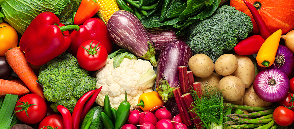 Frisches Obst und Gem&uuml;se